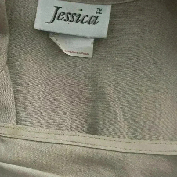 Jessica two piece office party cocktail dress and blazer dress suit  size 7 - Picture 6 of 6